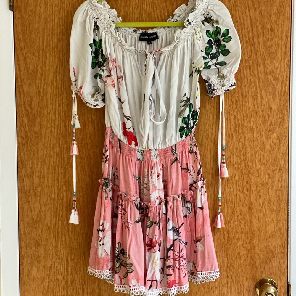 Hemnant & nandita floral mini dress